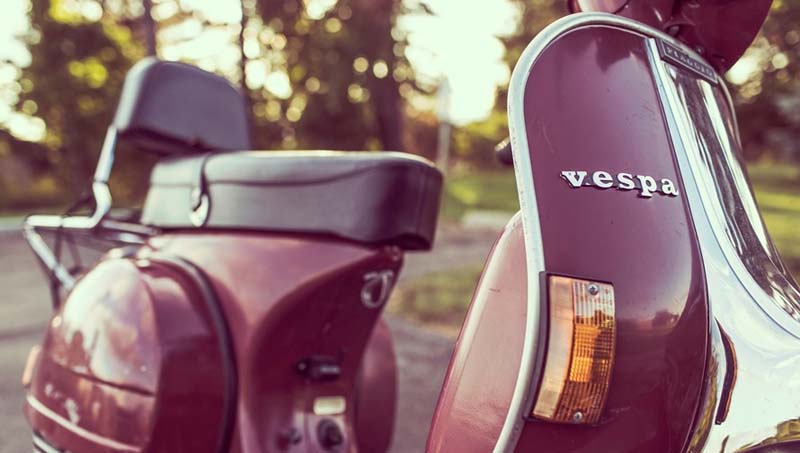 Las scooter se unen a la moda retro