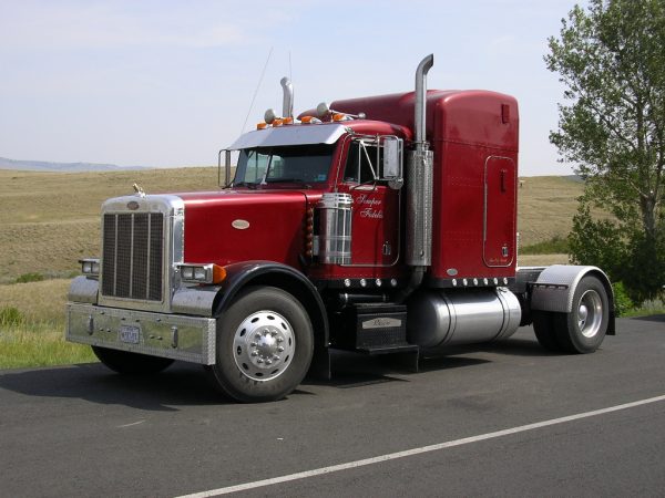 camion rojo