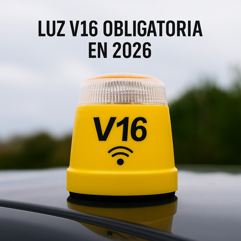 Luz V16 obligatoria en 2026: todo lo que necesitas saber